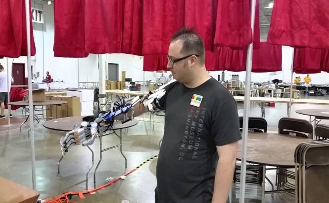 Shake Hands with The Cyborg Arm by Lego