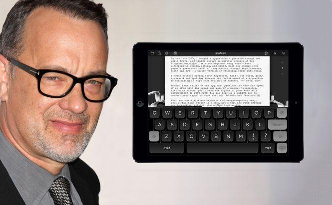 Tom Hanks' Typewriter App Hits No. 1 in The App Store