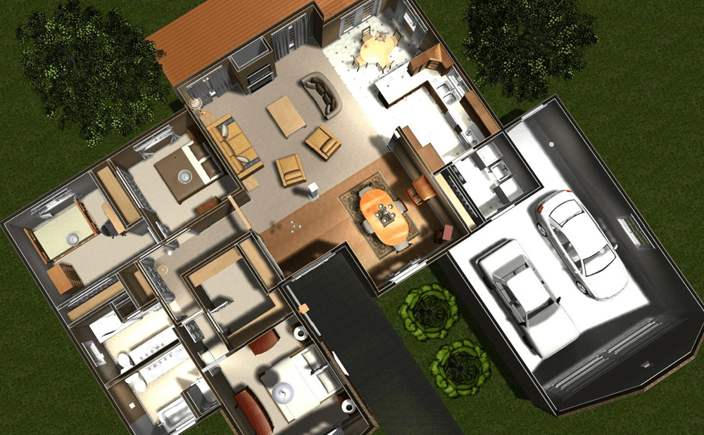 free software 3d home floor plan design