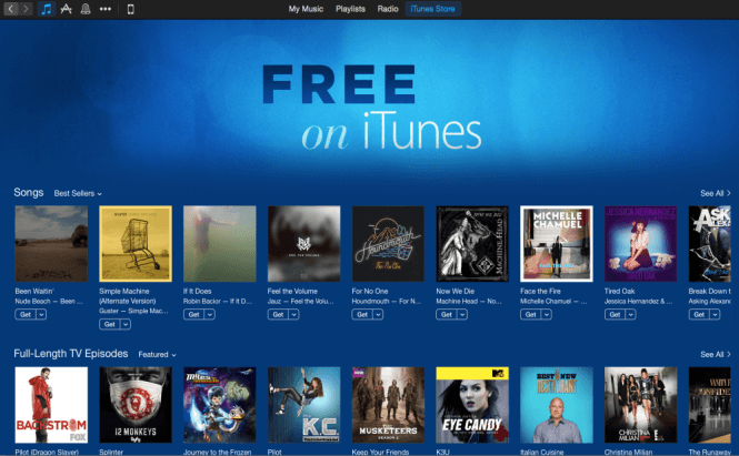 "Free on iTunes" Is a New Section on iTunes Store
