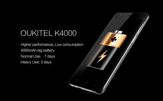 Oukitel K4000 – a smartphone that can last for a week