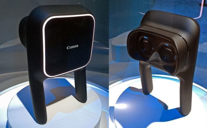 Canon reveals its own strapless VR device