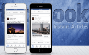 Facebook's Instant Articles started rolling out on iOS