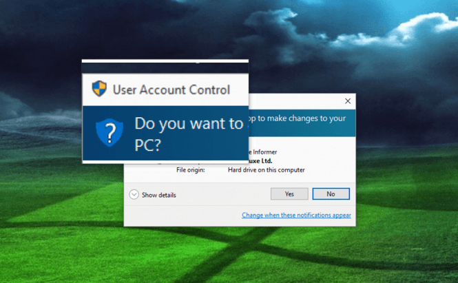 How to disable the User Account Control (UAC) in Windows 10