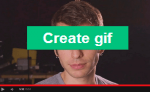 How to make animated GIFs from YouTube videos