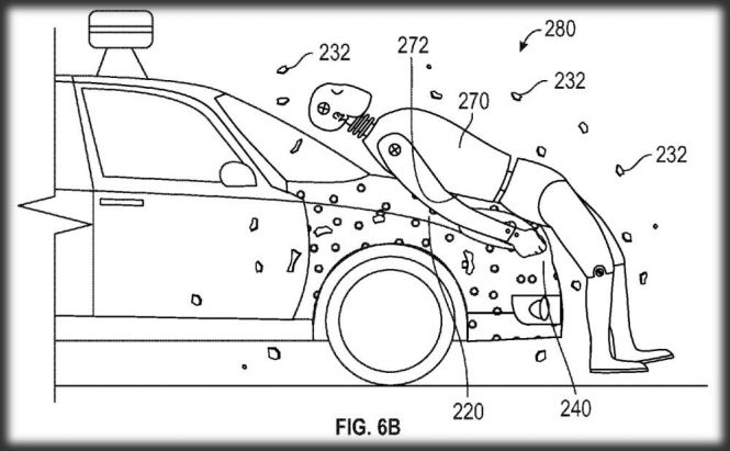 Google cars will glue struck pedestrians to the hood