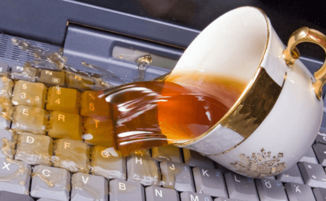 What to do if you spill liquids on your laptop