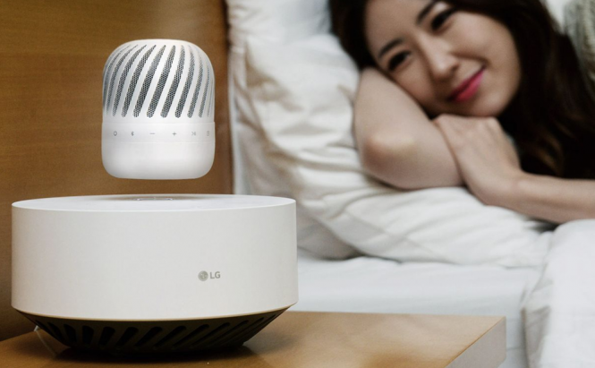 Check out LG's new levitating speakers