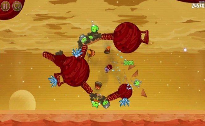 Angry Birds Explore the Red Planet